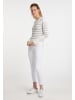 DreiMaster Maritim Damen Strickpullover in Wollweiss Grau Melange