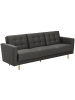 58 aufm Kessel SOFA 3-Sitzer mit Bettfunktion Kazia Flachgewebe anthrazit