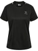 Hummel Hummel T-Shirt Hmlongrid Multisport Damen Atmungsaktiv Leichte Design Schnelltrocknend in JET BLACK/FORGED IRON