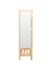 Beliani Standspiegel LUISANT in Braun - (W) 40 x (H) 145 x (L) 52 cm Vertikal