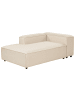 Beliani Chaiselongue ARDAL in Beige/Schwarz - (W) 119 x (H) 68 x (L) 180 cm rechtsseitig