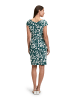 Vera Mont Cocktailkleid kurzarm in Cream/Dark Green