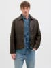 Jack & Jones Lederjacke in Chocolate Torte