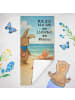 Mr. & Mrs. Panda Badehandtuch Hasen Muschel Design mit Spruch in Gelb Pastell