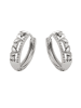 faina Women Huggie Earrings in Silver