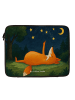 Mr. & Mrs. Panda Notebook Tasche Fuchs Sterne Design ohne Spruch in Weiß