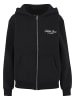 Mister Tee Mister Tee Feel The Pain Ladies Fluffy Zip Hoody in black