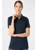 super.natural Merino Poloshirt in blau