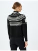 KOTON Sweater in Schwarz Gemustert