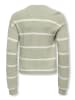 KIDS ONLY Pullover KOGFRANCA SHORT L/S STRIPE KNT in desert sage