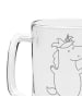 Mr. & Mrs. Panda Bierglas Einhorn Joker ohne Spruch in Transparent