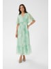 Kaffe Kleid KAlorinda Regular fit in Green Watercolor Print