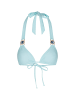 Moda Minx Bikini Top Amour Triangel Top in Hellblau