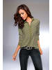 Heine Hemdbluse in gelb-grau