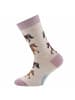 ewers 6er-Set Socken 6er Pack Pferde in blau-beige meliert