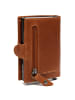 The Chesterfield Brand Lagos - Kreditkartenetui 6cc 10 cm RFID (black) in cognac