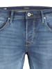 Jack & Jones Unifarbene Shorts Knopfleiste Eingrifftaschen in Blau