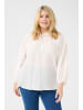 KAFFE curve Langarm-Bluse KClinna in Chalk