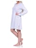 NORMANN Nachthemd Bigshirt langarm Streifen Ringel - 76247 in Grau
