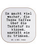 Mr. & Mrs. Panda Untersetzer für Gläser Es macht viel wacher,...... in Weiß
