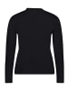 CARTOON Langarm-Shirt mit Kragen in Schwarz