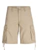 JACK & JONES PLUS Cargo Shorts in Crockery