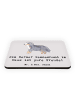 Mr. & Mrs. Panda Magnet Berner Sennenhund Freude mit Spruch in Grau Pastell