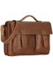 Greenland Nature Nature Aktentasche Leder  40 cm cognac