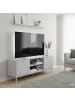 home24 home24 TV-Lowboard aus Holzwerkstoff in Hellgrau (40 x 140 x 54 cm) in Hellgrau
