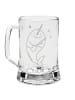 Mr. & Mrs. Panda Bierglas Narwal Gitarre ohne Spruch in Transparent