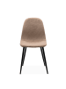 CALICOSY 4er-Set Stühle ANYA  in Beige - (W) 43  x (H) 83  x (L) 50  cm