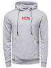 Rusty Neal Kapuzen-Sweatshirt mit Box Logo in Grau