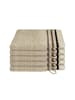 Schiesser Waschhandschuhset Skyline Color 5-teilig in Sand