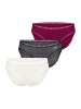 Sloggi Minislip Blue GO Crush 3er-Pack in black combination