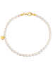 Glanzstücke München Armband aus Sterling Silber mit Süßwasser-Zuchtperle in weiß