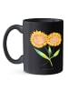 Mr. & Mrs. Panda Pott Blume Sonnenblume ohne Spruch in Schwarz