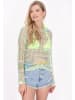 IZIA Women Sweater in aqua multicolor