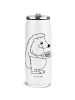 Mr. & Mrs. Panda sport trinkflasche Igel Kuchenstück ohne Spruch in Weiß