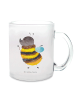 Mr. & Mrs. Panda Teetasse Hummel flauschig ohne Spruch in Transparent