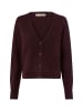 Mos Mosh Strickjacke MMThora in aubergine - 0002