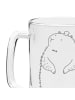 Mr. & Mrs. Panda Gravur Bierkrug Murmeltier ohne Spruch in Transparent