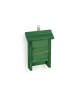 relaxdays Fledermauskasten in Grün - (B)18 x (H)29 x (T)6 cm
