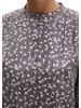 Marc O'Polo Geraffte Bluse loose in Medium Grey
