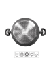Stoneline Keramik Servierpfanne 24 cm | mit Deckel in Anthrazit