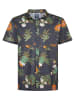 Petrol Industries Shirt in Übergröße mit Allover-Print Nomad in Schwarz