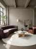 KADIMA DESIGN Rundteppich Uni Antirutsch pflegeleicht Wohnzimmer Schlafzimmer in Creme