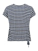 Betty Barclay Casual-Shirt mit Tunnelzug in Dunkelblau/Weiß