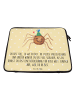 Mr. & Mrs. Panda Laptoptasche Spinne Agathe Party mit Spruch in Gelb Pastell