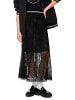 MARC CAIN SPORTS  Midirock aus Spitze in Black New