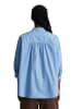 Marc O'Polo DENIM Bluse mit Raffungen relaxed in Flaxflower Blue